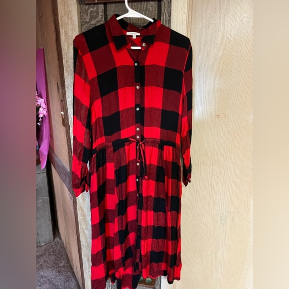 Maurice plaided dress in great condition worn once very cute! - Picture 1 of 4